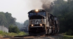 NS 2589 leads train 188 thundering up the hill from Cox